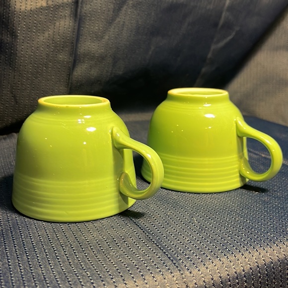 Fiestaware Vintage Retired Sea Foam green one Set of Two Tea Cups/coffee Mugs - Picture 3 of 7